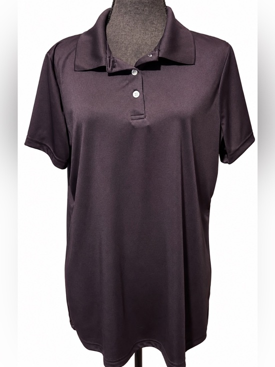 Hanes Tops - Hanes Cool DRI Black Polo Shirt Size XL Classic Business Preppy Casual